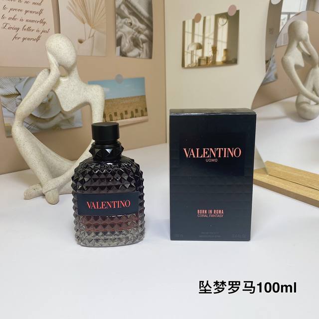 Valentino Uomo Born In Roma Coral Fantasy Men's Perfume 100Ml 1:1 Quality Valent