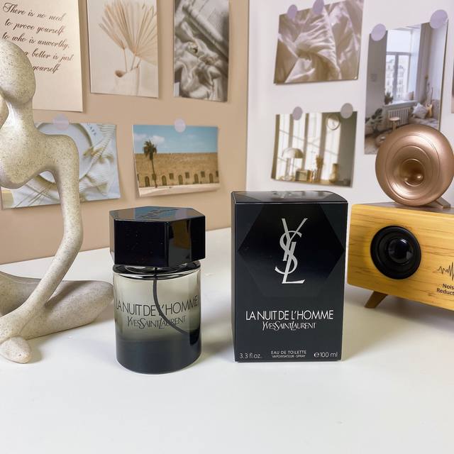 Yves Saint Laurent La Nuit De I'homme Men's Eau de Toilette 100Ml 1:1 quality Yv