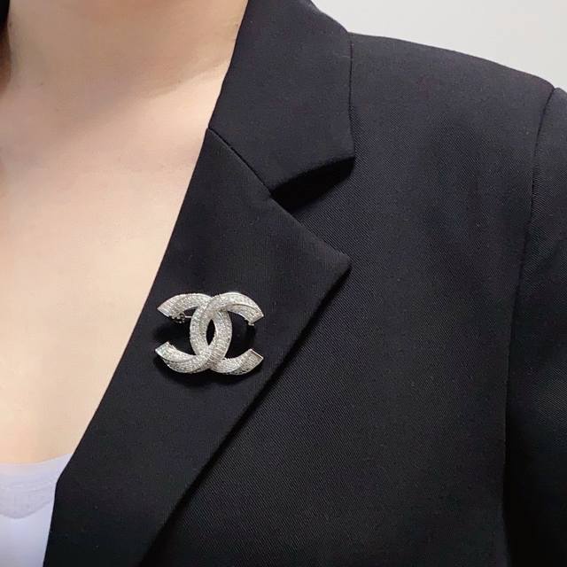 Chanel's newest products are available at the Chanel boutique. The diamond-studd