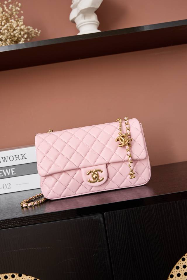 1918 product, model 5756 DDD, oversized, cherry pink large size Cf 23cm Chanel 2
