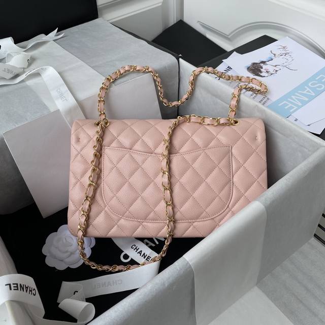 French high-end custom Chane1 Classic Flap Bag A01112 Caviar interprets the cla