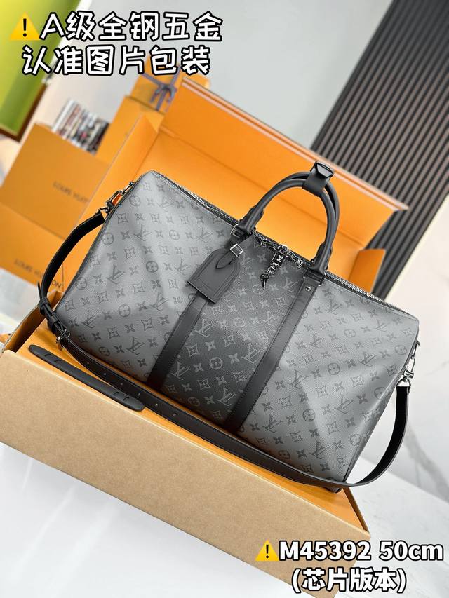 M45392 Gray and black floral print (DDD) Chip version, original leather, all-ste
