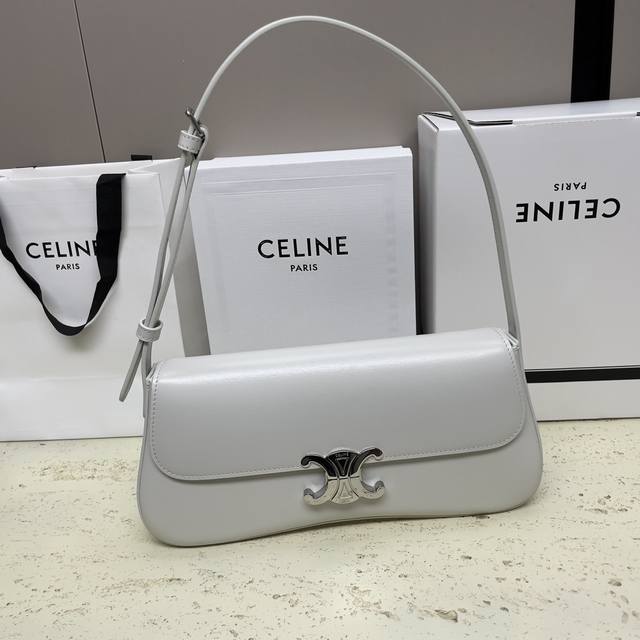 Top-quality hardware and pure steel New1 Lola Baguette Handbag Simple and elegan