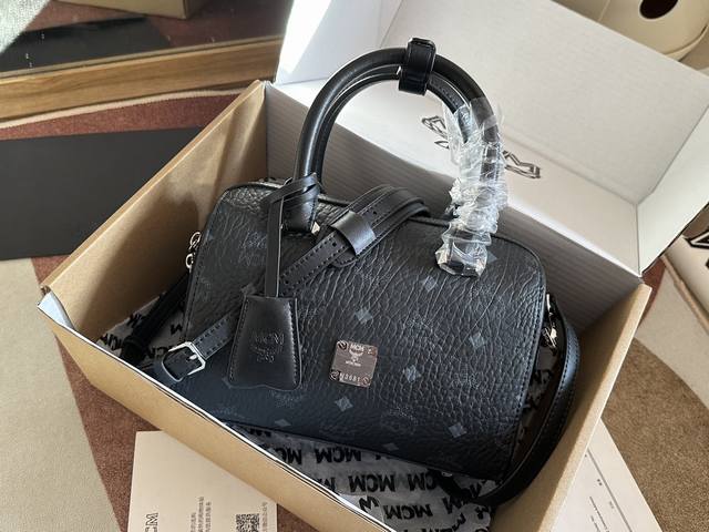 Code: 6212 New Edition Mcm] Essential Boston Bag, a fresh take on classic style