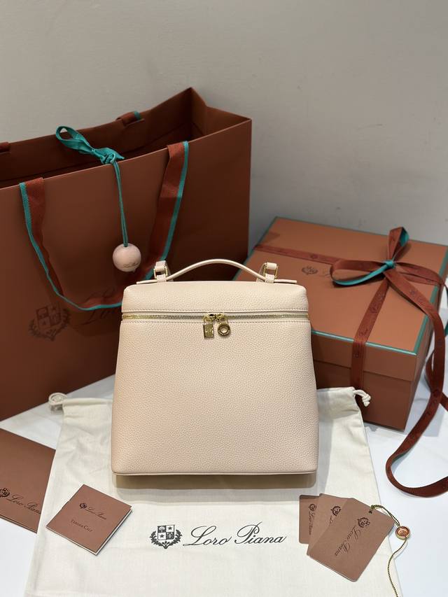 Backpack cream honey color gold buckle new version * L23.5 series backpack Extra