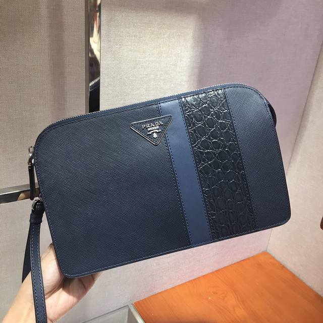Super original factory with counter packaging new handbag 2Vf056D men's bag, ori