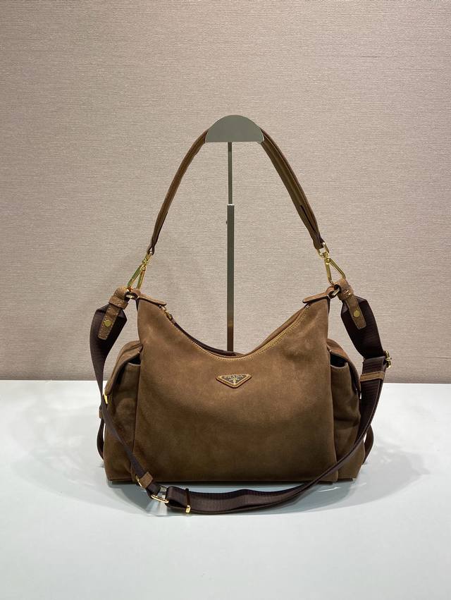 Super original factory with counter packaging, new suede 1Bc264 exploration bag
