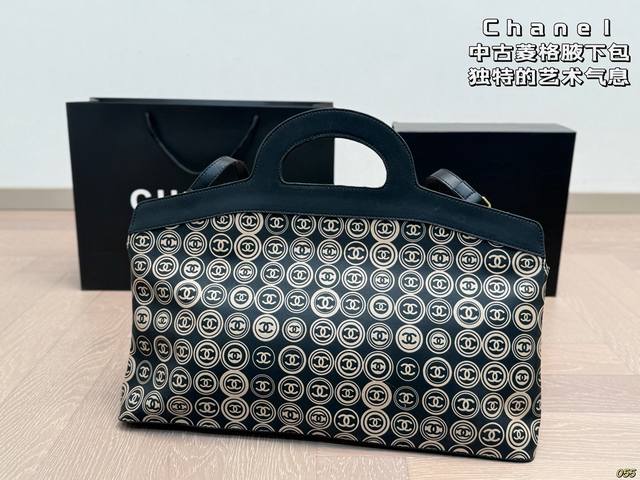 Chanel Vintage Diamond Underarm Bag Unique Artistic Style High Value Jimei Must