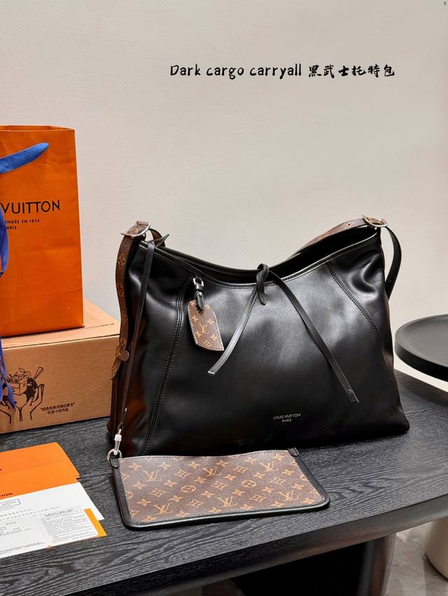 Full set packaging with chip! Upgraded version! Size 39*30cm Lv new Carryall Bla