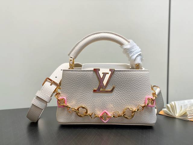 Original boutique M14393 off-white M14970 chain bag, all-leather Cap Na Ying sty