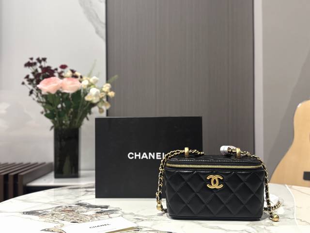 With box Double small gold ball box bag Size: 16*10cm A little cutie who has fal