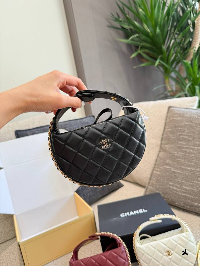 Chanel23C Hula Hoop Black Gold Handbag Full, full set of Chanel Chanel 23C Hula
