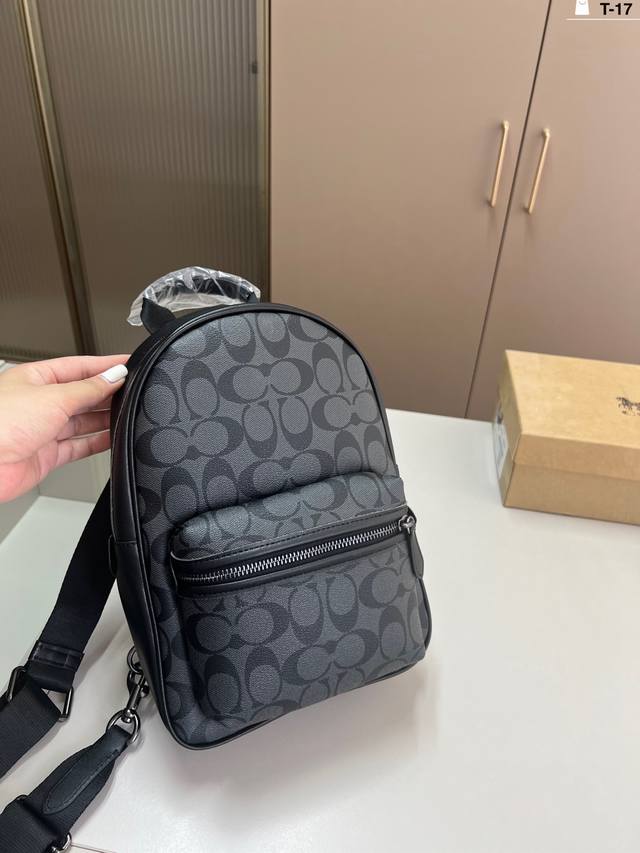 Coach Men's Monogram Chest Bag A must-have for trendy men! Capacity is impressiv