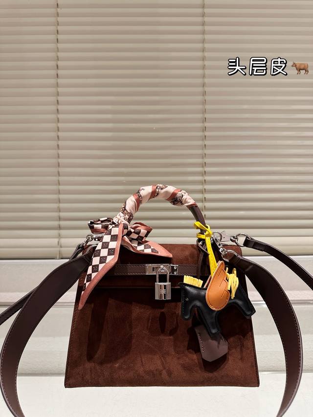 Top-grade original single-grain leather Hermes | Vintage Kelly 25 Vibrato Doblis