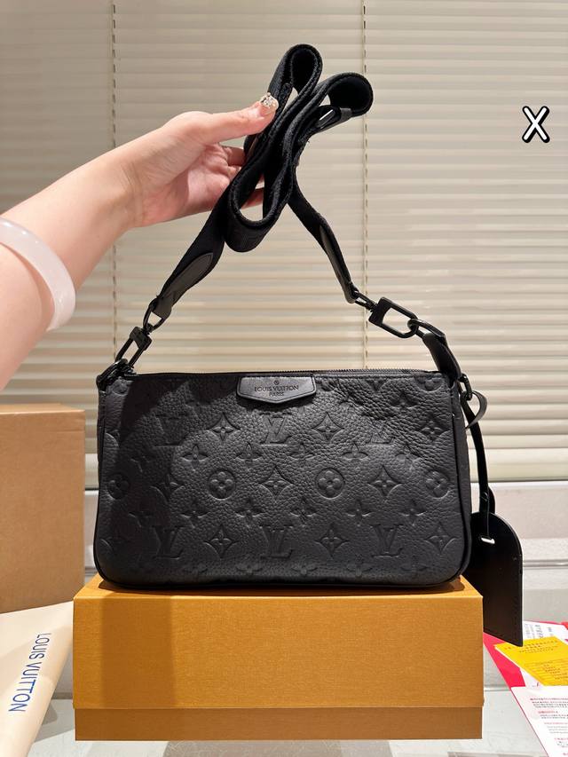 with gift box men's bag sharing Lv shoulder bag Louis Vuitton Louisvuitton comp