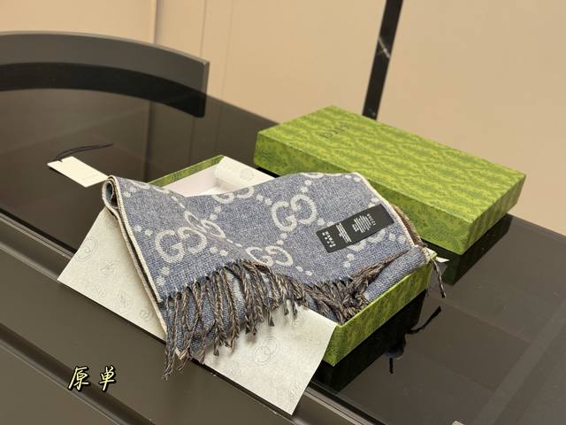 Cashmere scarf with box Size: 40*190Cm New Gucci scarf An extremely popular mode