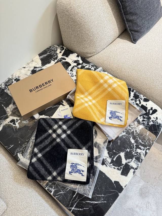 Jun Ji-hyun's same black#Cashmere Scarf Burrber New British Raspberry Red Plaid