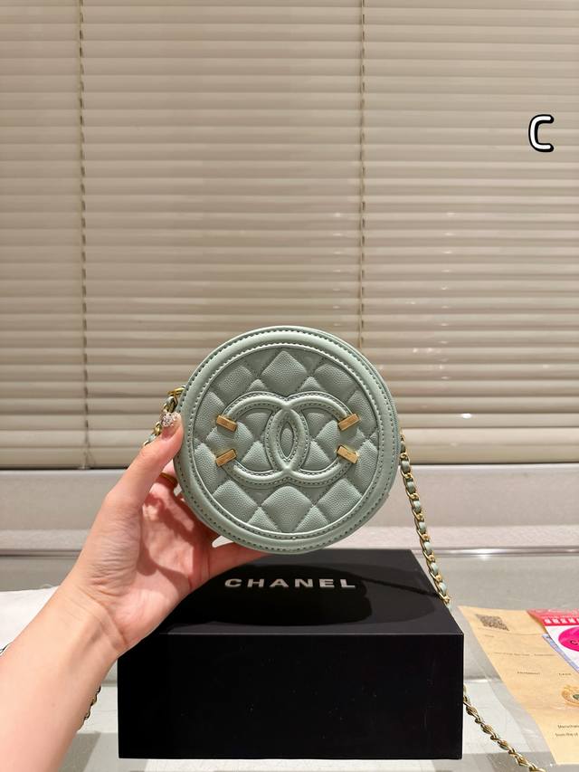Upgraded Chanel C's round bag, a new spring and summer arrival for little fairie