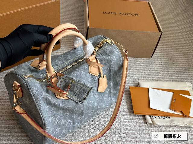 A deep dive into the premium, original Lv Speedy denim with new and old patterns