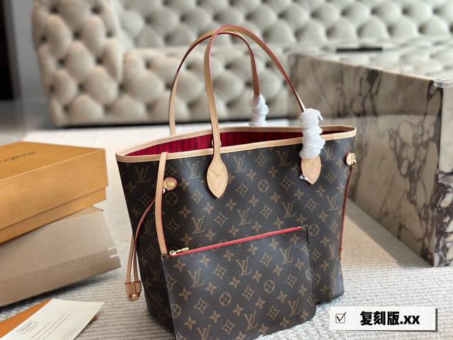 Lv Neverfull Shopping Bag N41605Lv's classic flagship, this oversized design is