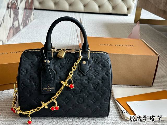 Cowhide Pillow Bag Lv New Speedy 25 Pillow Bag Lv New Series Pillow Bag Handbag