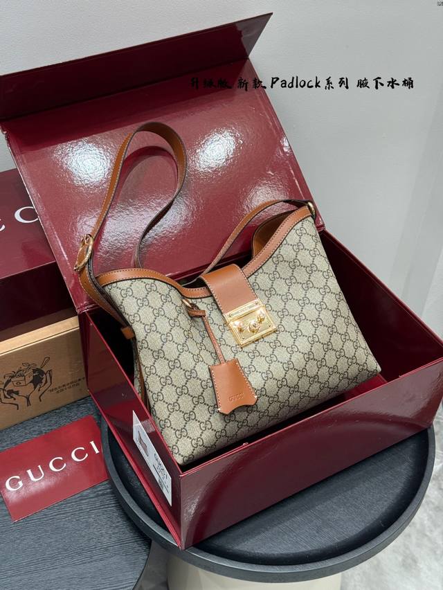 New arrival gift box packaging Upgraded version! Gucci Padlock tote bag crossbo