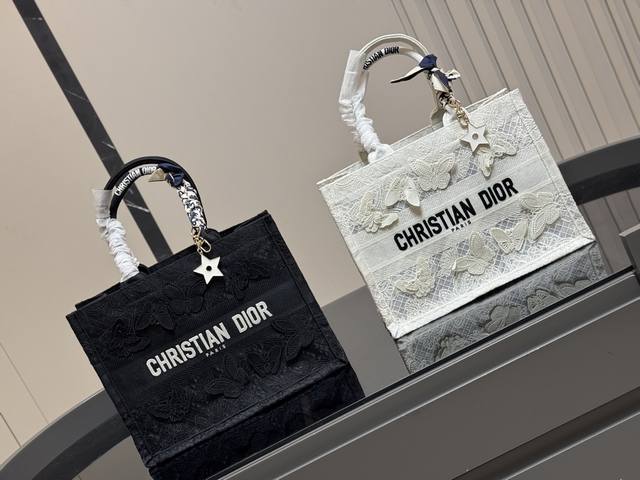 Star pendant P10 with folding box scarf Dior original jacquard Dior Book Tote Th