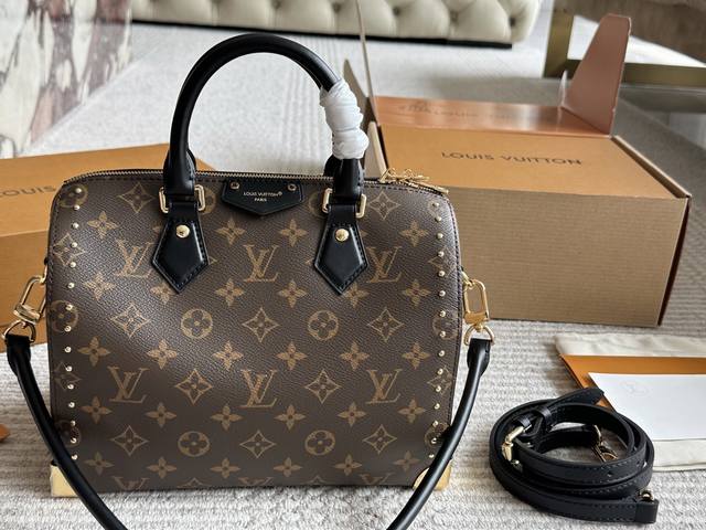 with box 2025 new size: 25cm L home Speedy25 replica pillow bag original hardwa