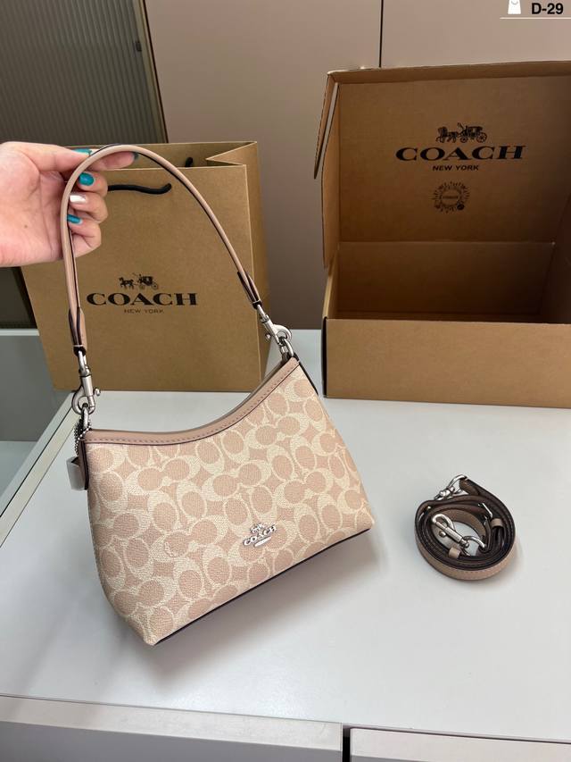 Coach Hobo Bag Full of design sense Super high-end fashion item D-29 size 20