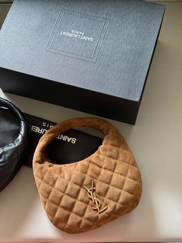 Sheepskin suede with box Size: Medium width 26*17cm Ysl 25 Autumn Collection Wa