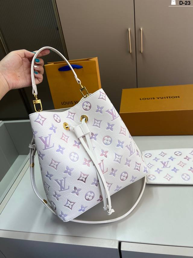 Lv Tanabata limited edition champagne bucket bag High-end yet elegant and super