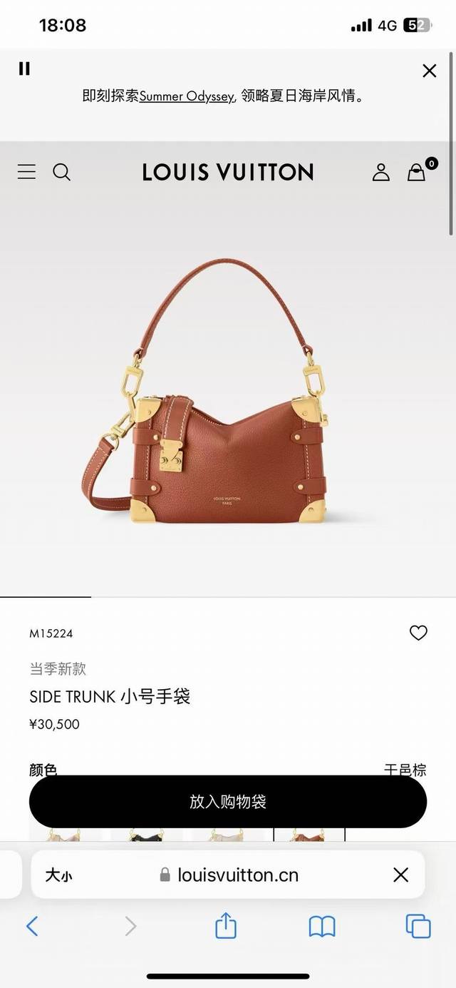 Top-quality original single-handle bag, with a variable-code chip. DDD: M15226