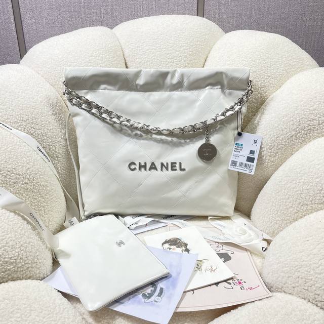 Color: White with Silver S Spring and Summer Hot 22 Bag Shopping Bag 3260 This