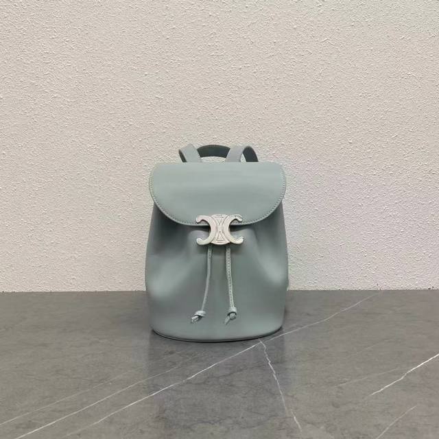 Top original new shipment Celine Bonnie smooth cowhide backpack, sheepskin linin