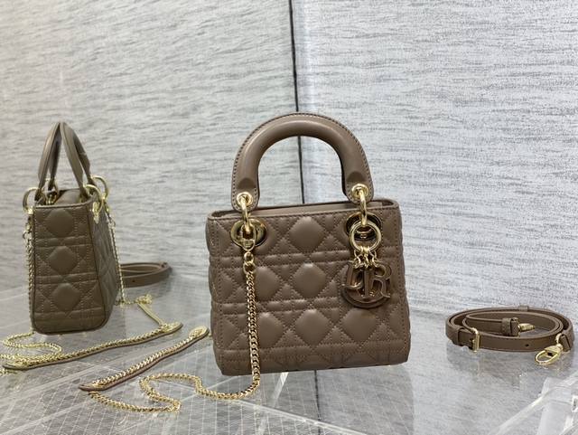Authentic grade, high version coffee color spot Lady latest spring and summer se