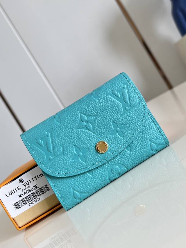 Factory Price p Top-Quality Original M14085 Blue This Rosalie coin purse is cra