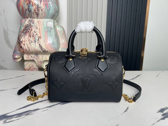 Factory Price p Top Original Single Home Photo M58953 Black All-Leather Speedy