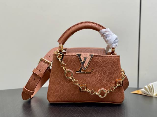 Factory Price: Premium Original M14970 Brown M14381 Chain Leather Cap Na Ying S