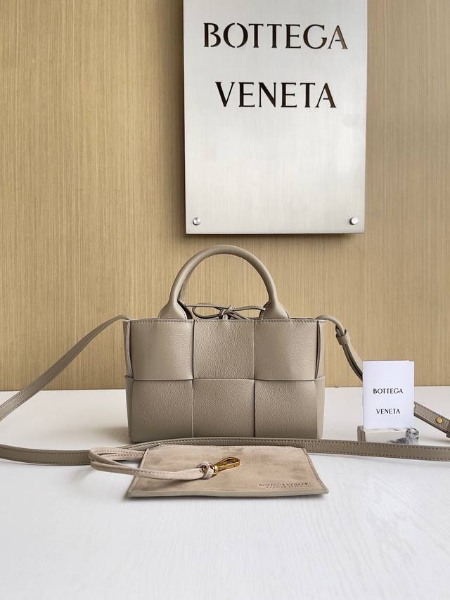 Model: 729029 Bv new full leather mini Arco Tote is super cute. It can't fit a