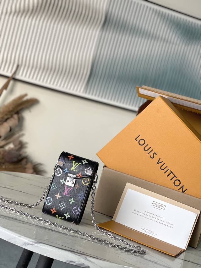 Top-grade original M14098 This Metis phone bag, part of the Louis Vuitton x Tak