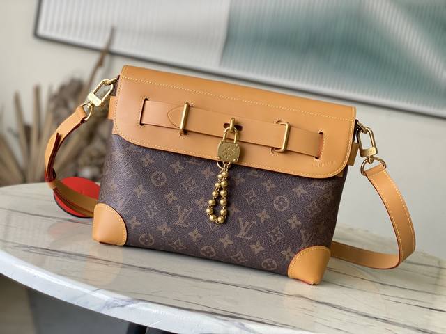 Top-grade original single M11533 This Steamer Crossbody handbag is made of Mono