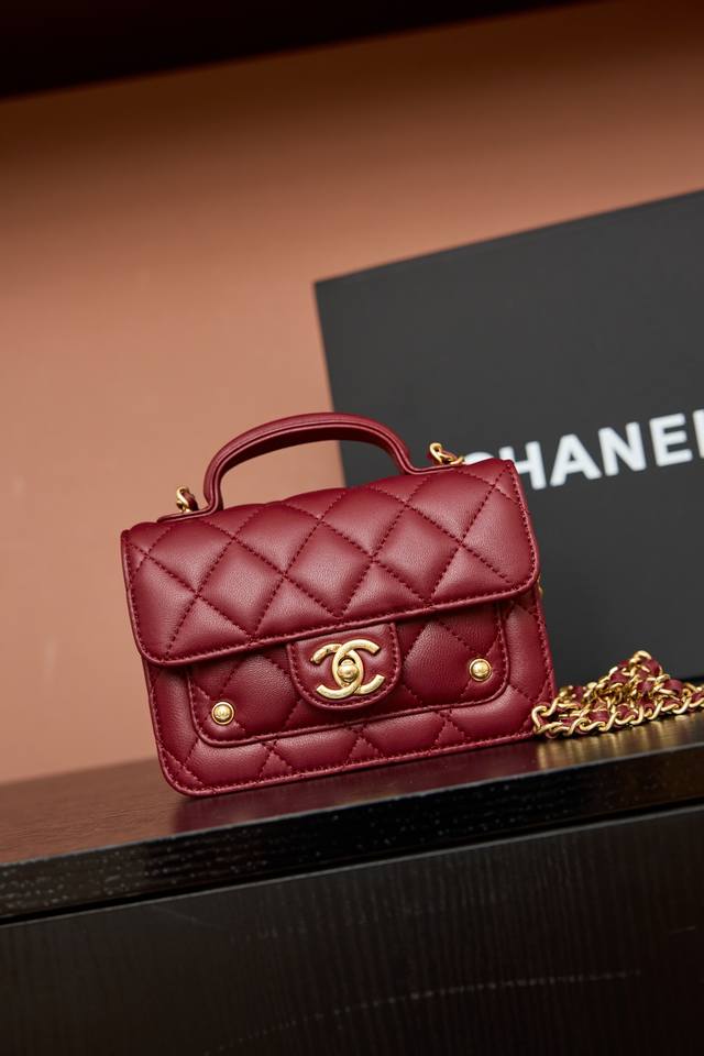 Model 4675, 1918 factory p-goods, size 166 inner size Small Chanel 25B lambskin