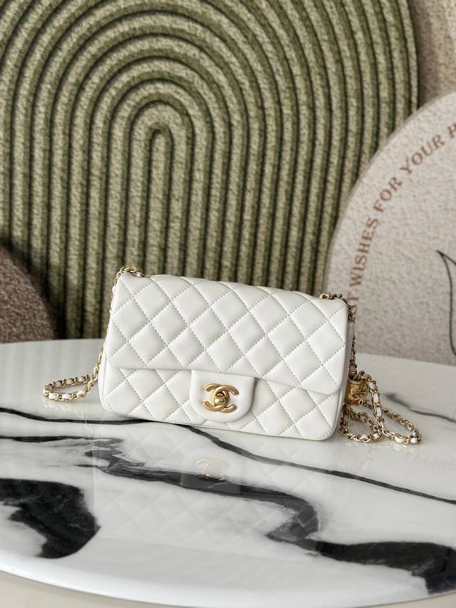 Original leather 25th edition Chanel Spring/Summer new Cf Mini Flap Bag 1787 Lea