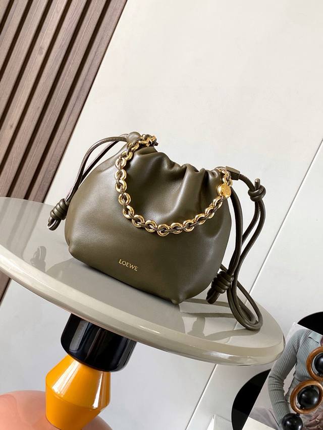 Original leather The new Flamenco Purse clutch in the same mini nappa leather as