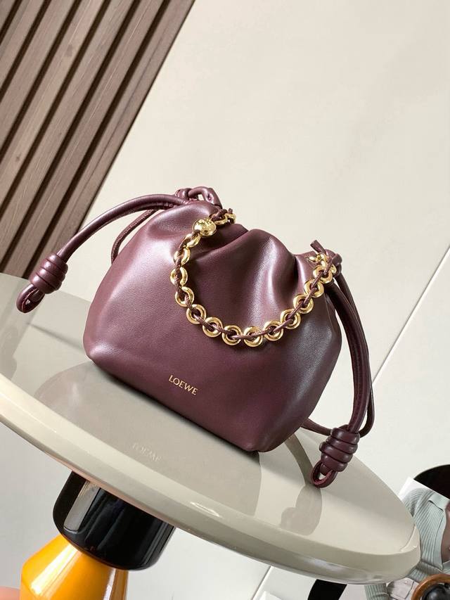Original leather The new Flamenco Purse clutch in the same mini nappa leather as