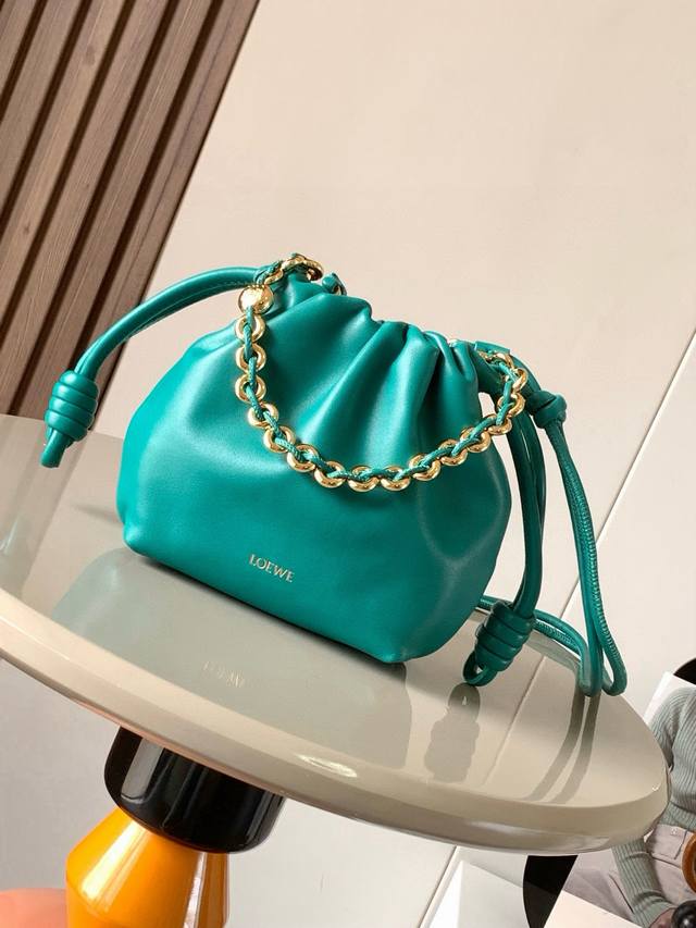 Original leather The new Flamenco Purse clutch in the same mini nappa leather as