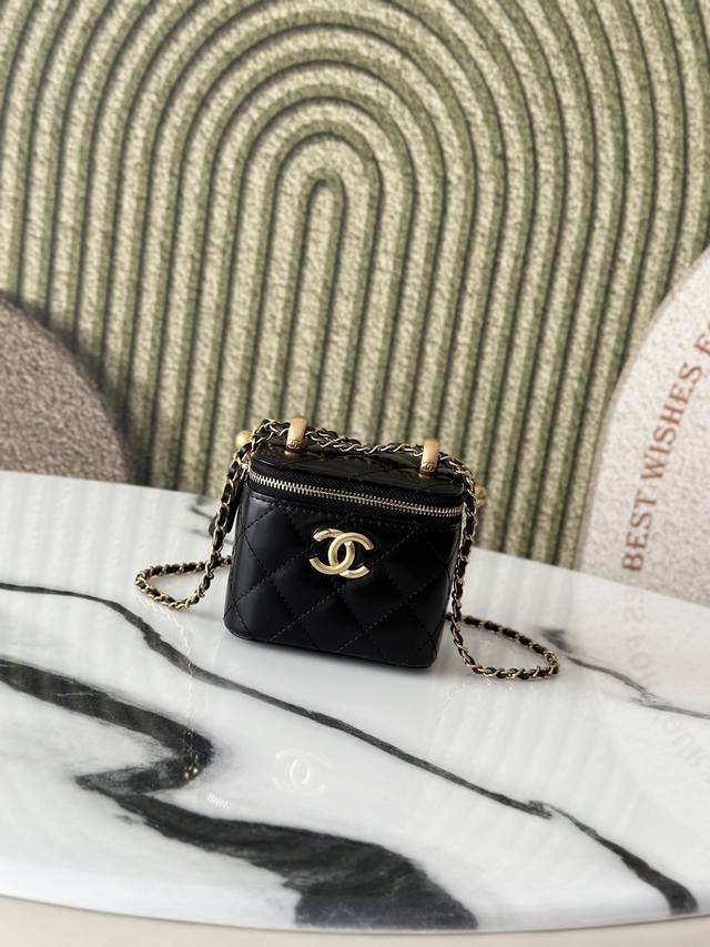 Original leather New version updated Chanel 24C double gold ball box Chanel's n