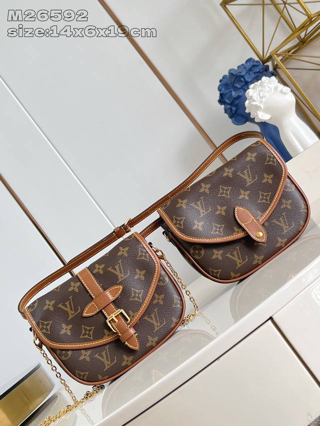 Factory Price p Top-Quality Original M26592 Gemini's new Duo Bb handbag for Fal