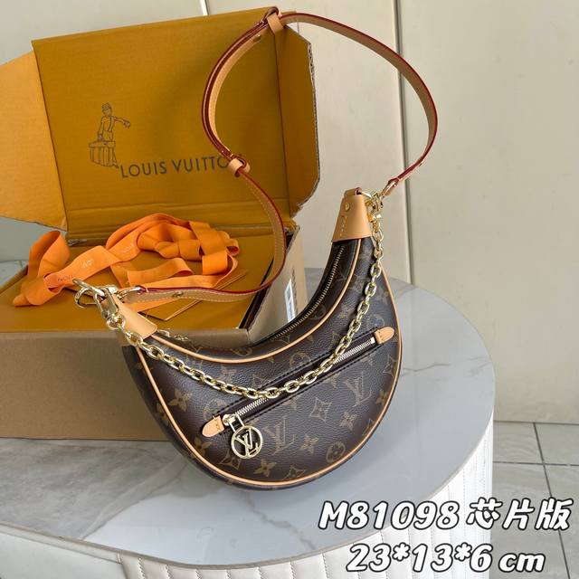 163C01 Chip version internal price p Style number: M81098 Moon Bag original enha