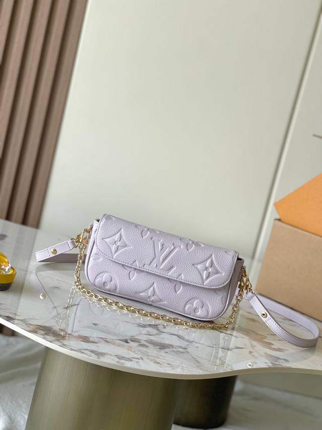 Premium Mb Original Leather This Wallet On Chain Ivy Handbag Model: M25714 Mate